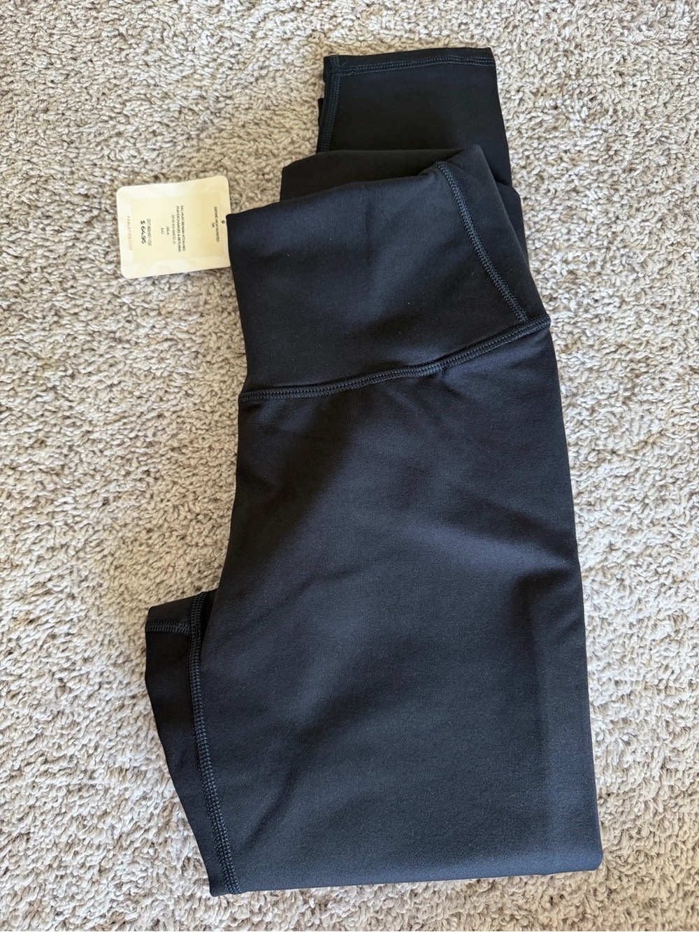 Fabletics High-waisted 7/8 Black Leggings - Size XS
